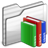 Library Folder White Icon 48x48 png
